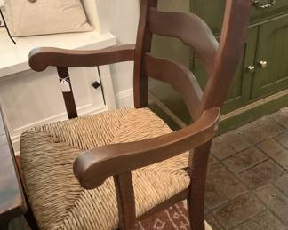 One of the two host chairs