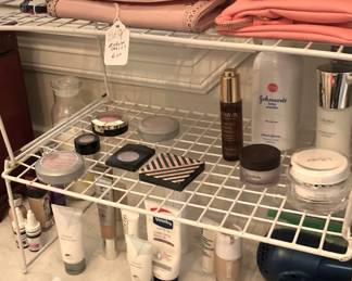 Toiletries; make-up bags