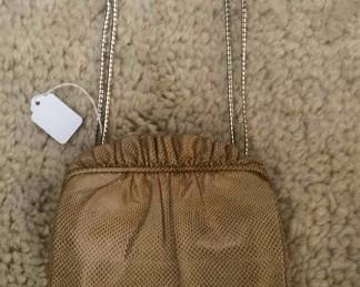 Judith Leiber gold purse