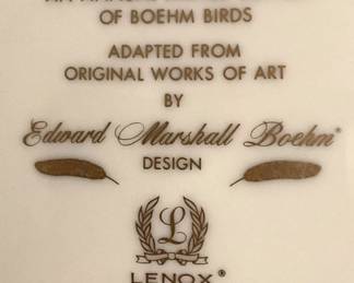 Lenox Boehm Bird plates