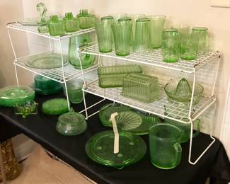 Vintage green selections