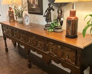 Fabulous  Baker furniture credenza/buffet (100 inch wide)