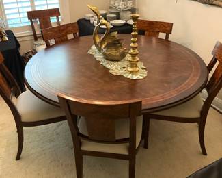 Fabulous Theodore Alexander dining set & 6 chairs