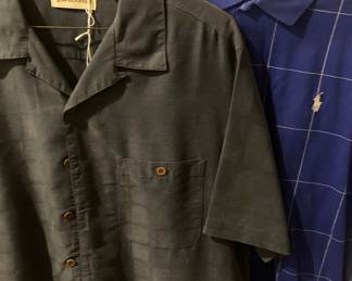Caribbean shirt;  Ralph Lauren Polo Golf shirt