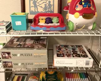 Puzzles and other toys