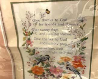 "Give thanks to God  .  .  .  "