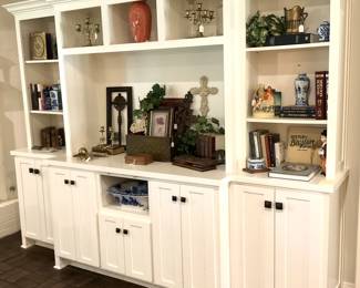 Bookcase filled with treasures