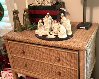 2-draw chest; Nativity