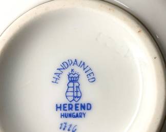 Herend from Hungary - hand painted porcelain 