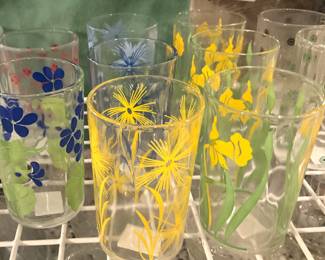 Vintage Swanky Swig glasses (1950's)