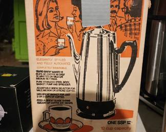 GENERAL ELECTRIC GE SSP12 IMMERSIBLE PERCOLATOR 12 CUP