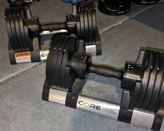 Core Fitness® Adjustable Dumbbell Weight Set