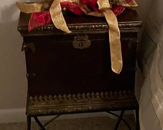 Side Table, Assorted Decorative Ribbon