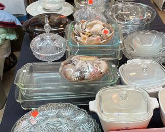 Assorted Kitchen Serving Items