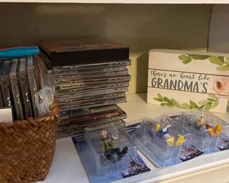 CD's, DVD's, Grandma Memorabilia 
