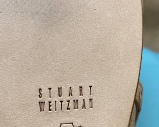 Stuart Weitzman Leather Sole Made in Spain Cork Sandal/Shoe