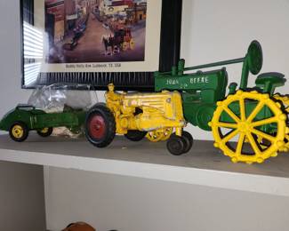 Vintage Cast Iton Tractors