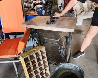 Singer Sewing Machine Base Table