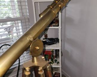 This is pretty cool - Antique Brass Telescope