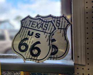 Texas 66 Metal Signs