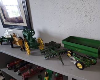 Vintage Metal John Deere Toys