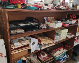 Vintage Wooden Display Cabinet 