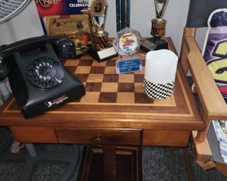 Small Game Table - Vintage Telephone
