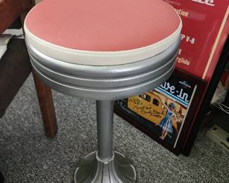 Vintage 1950's Soda Fountain Stool