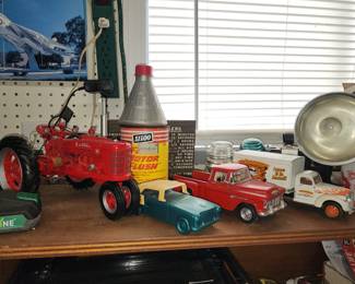 Antique Metal Cars - Trucks - Tractors