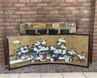Four Panel Folding Screen 