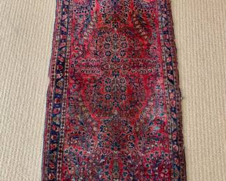 $85 - Vintage scatter rug - 50" x 23"