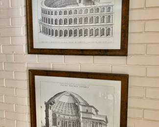 $250 each - Roman Amphitheater Prints from Art and Artifact of NYC #1 and #2
