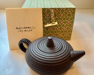 $50 - New in Box - Clay tea pot
