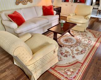 Room view - SOLD. $150 - Coffee table: 18" H, 34.5" L, 19.5" W