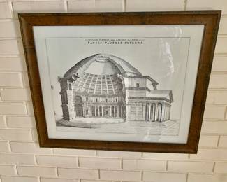 $250 - Roman Amphitheater Print from Art and Artifact of NYC #2 - 22.5" H x 28" W