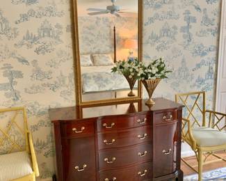 Room view - Chairs and mirror are sold