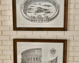 $250 each - Roman Amphitheater Prints from Art and Artifact of NYC #3 and #4