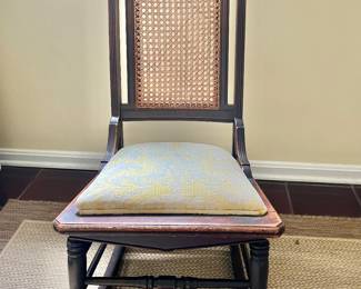 $120 - Vintage cane rocker - 35"H x 18"W x 30"D x 16" seat height - minor wear on back