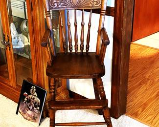 antique high chair