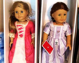 American Girl dolls - Elizabeth and Felicity