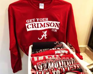 Alabama Crimson Tide t-shirts etc