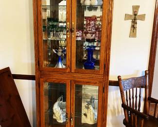 curio cabinet - lighted