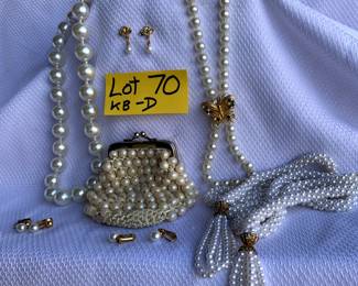 Pearl Clutch and other Jewelry