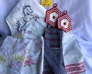 Linen and Embroidered Items