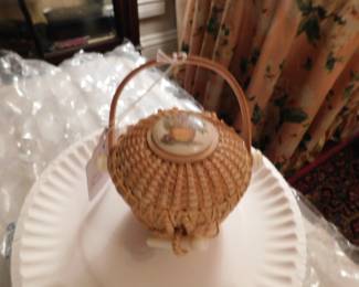 Mini Nantucket basket.