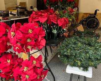 Beautiful Poinsettias and Light Up Wreaths: Just in Time for the Holidays