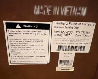 Bernhardt Furniture Company: Bachelor Chest