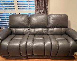 **PRE-SALE AVAILABLE** Great Condition! Grey Power Reclining Couch