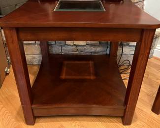 Dark Cherry Side Tables