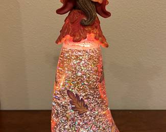 Harvest Angel Glitter Lamp